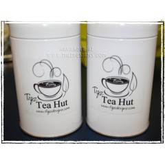 Tigz TEA HUT Tea Tin - 50g White